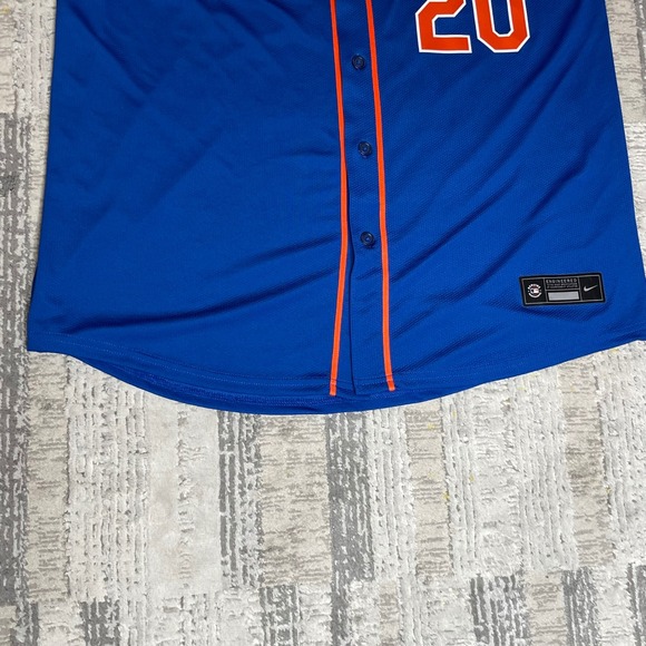 Nike New‎ York Mets Limited Jersey Pete Alonso #20 Blue Orange MLB Men's XL - Picture 5 of 11